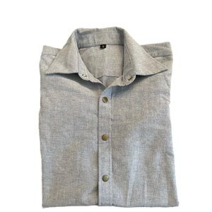 Light denim wash color button up